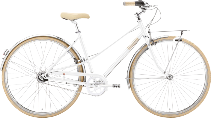 Caferacer Lady Solo pearl white